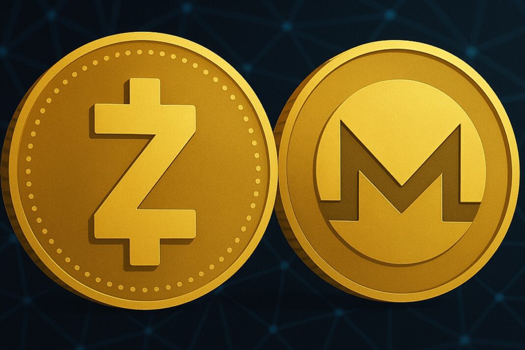 zcash_monero_confidentialite_2025